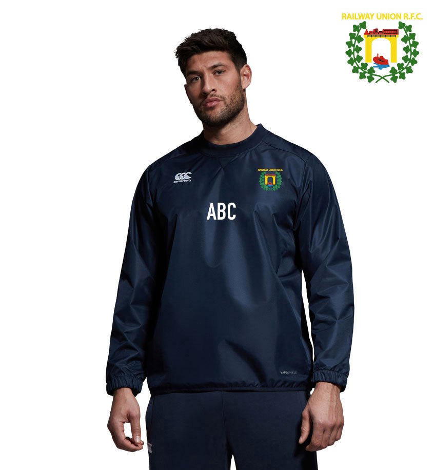 Railway Union RFC Canterbury Club VAPOSHIELD Contact Top - Team Wear Store.ie