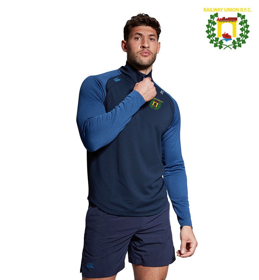Railway Union RFC Canterbury Elite First Layer Training Top - Team Wear Store.ie