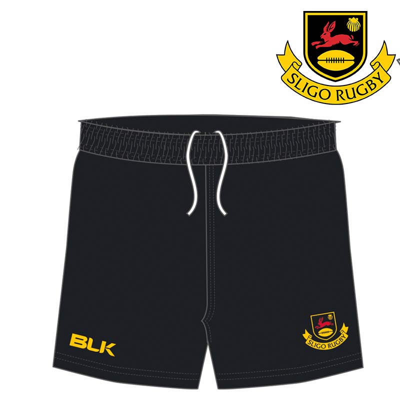 Sligo Rugby BLK Elite Playing Shorts - Team Wear Store.ie