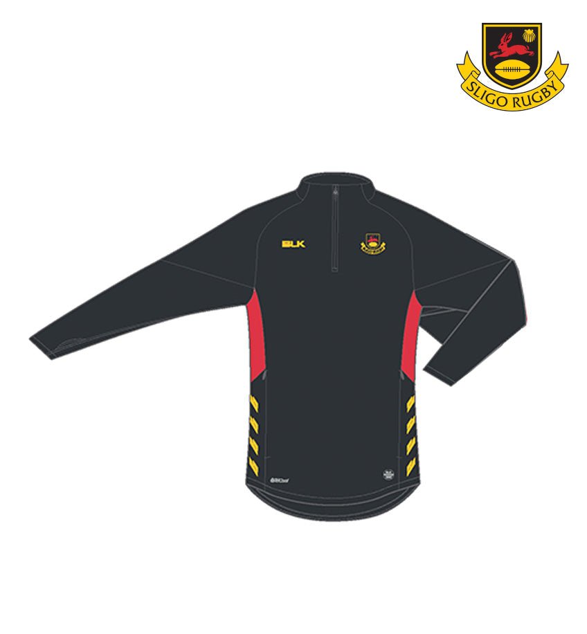 Sligo Rugby BLK Performance 1/4 Zip Top - Team Wear Store.ie