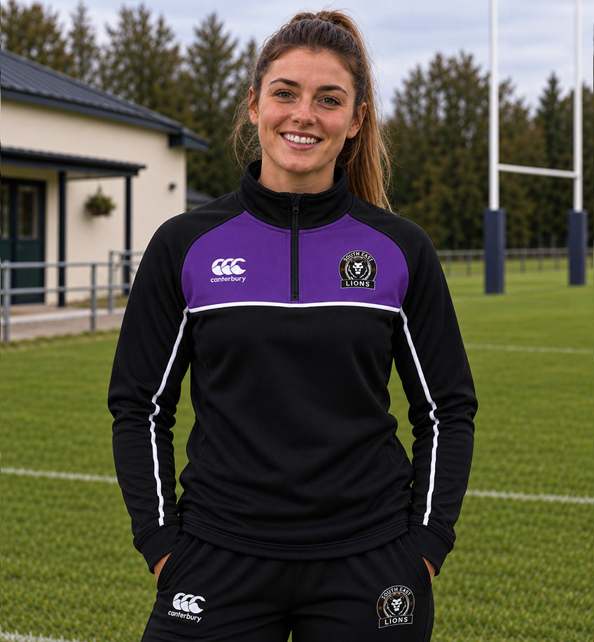 South East Lions RFC 1/4 Zip Canterbury Thermal Fleece PRE ORDER