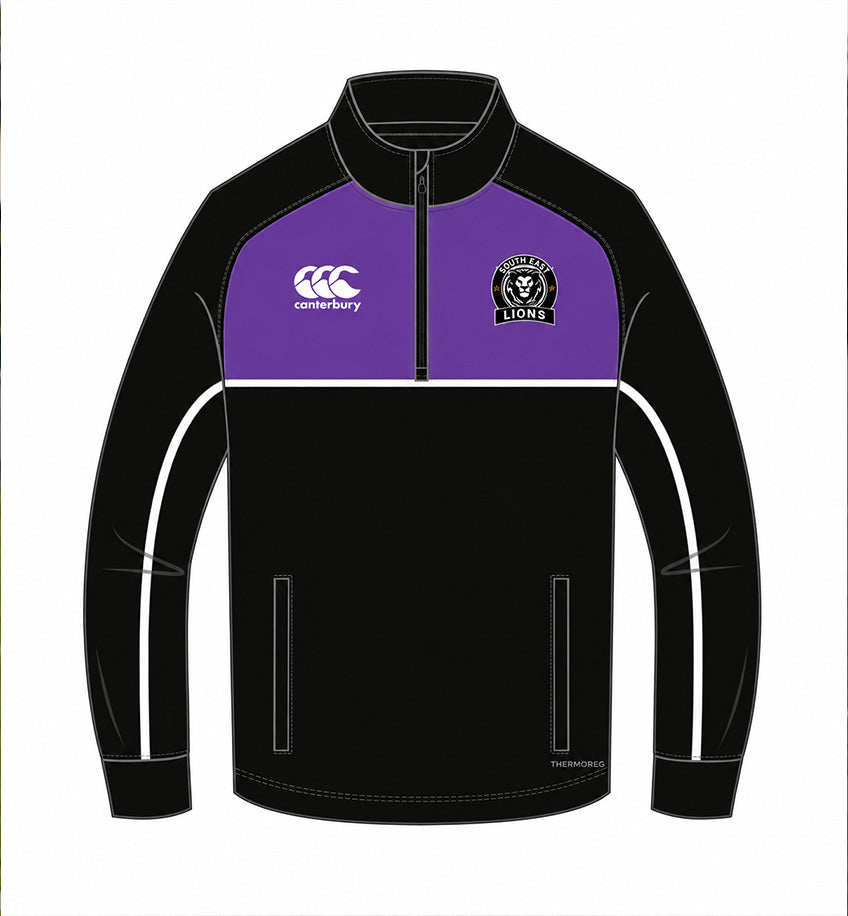 South East Lions RFC 1/4 Zip Canterbury Thermal Fleece PRE ORDER
