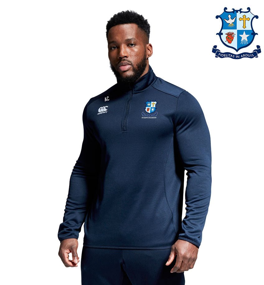 St. Mary's College RFC Canterbury Club 1/4 Zip Training Top - Team Wear Store.ie