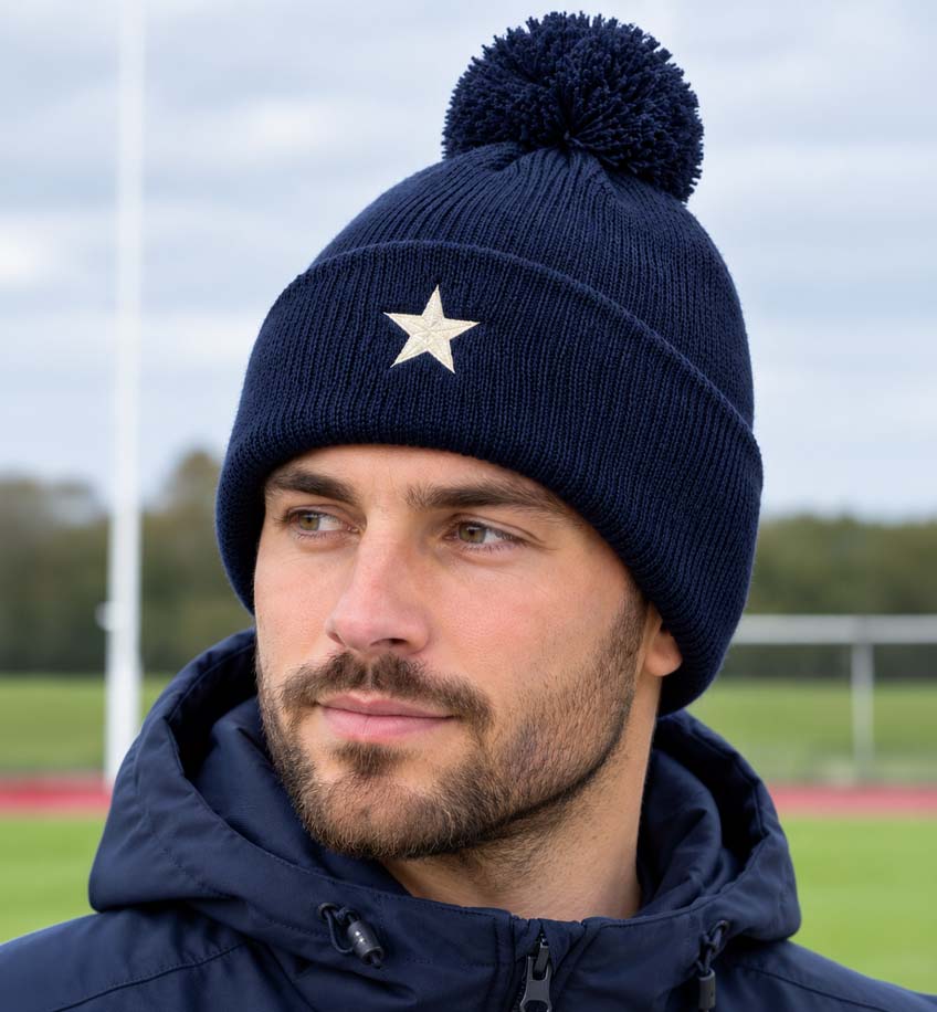 St. Mary's College RFC Canterbury Fleece Lined Bobble Hat