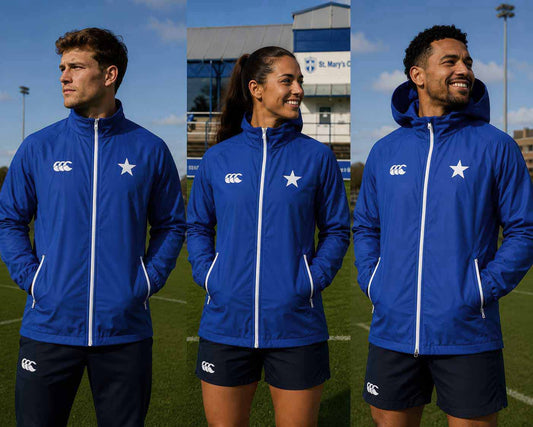 St. Mary's College RFC Canterbury Fleece lined Rain Jacket