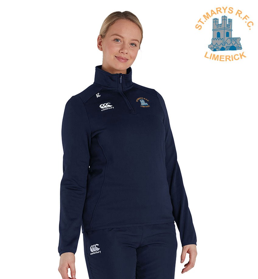 St. Mary's RFC LIMERICK Canterbury Club 1/4 Zip Training Top - Team Wear Store.ie