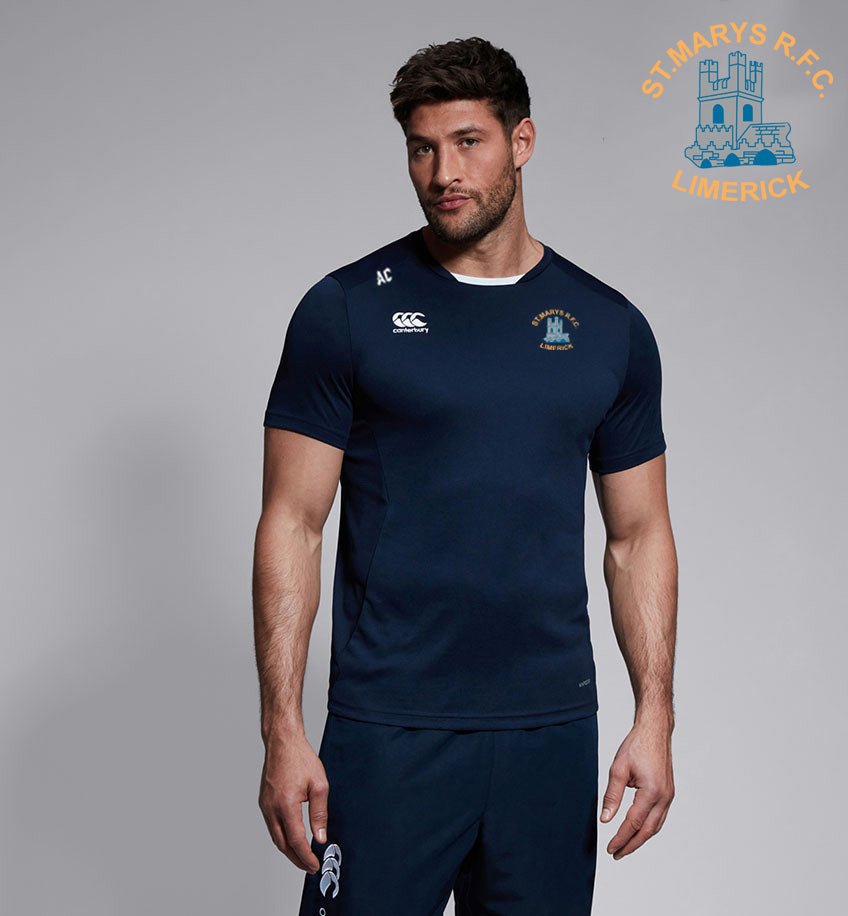 St. Mary's RFC - Limerick. Canterbury Club Tee Shirt Navy - Team Wear Store.ie