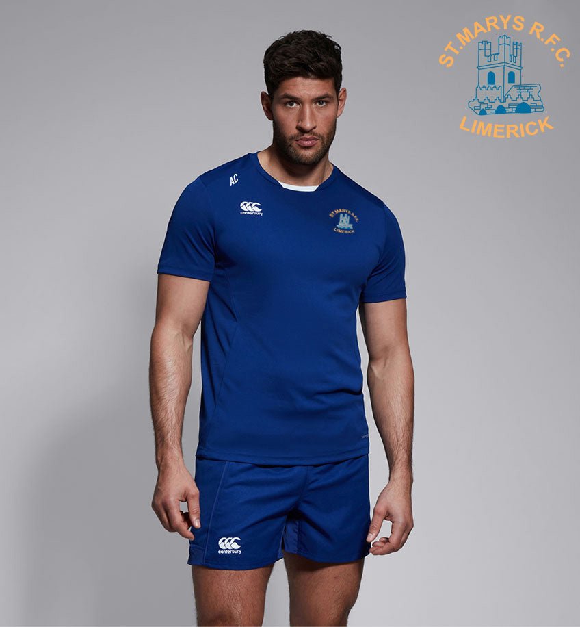 St. Mary's RFC - Limerick. Canterbury Club Tee Shirt - ROYAL BLUE - Team Wear Store.ie