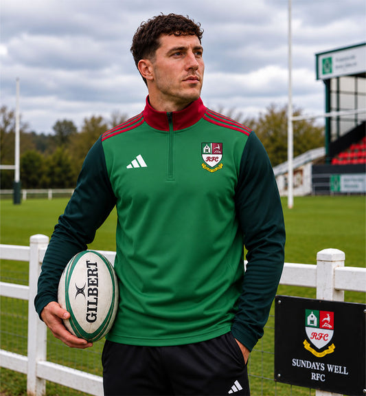 Sundays Well RFC Adidas Custom Entrada 26 1/4 Zip Training Top