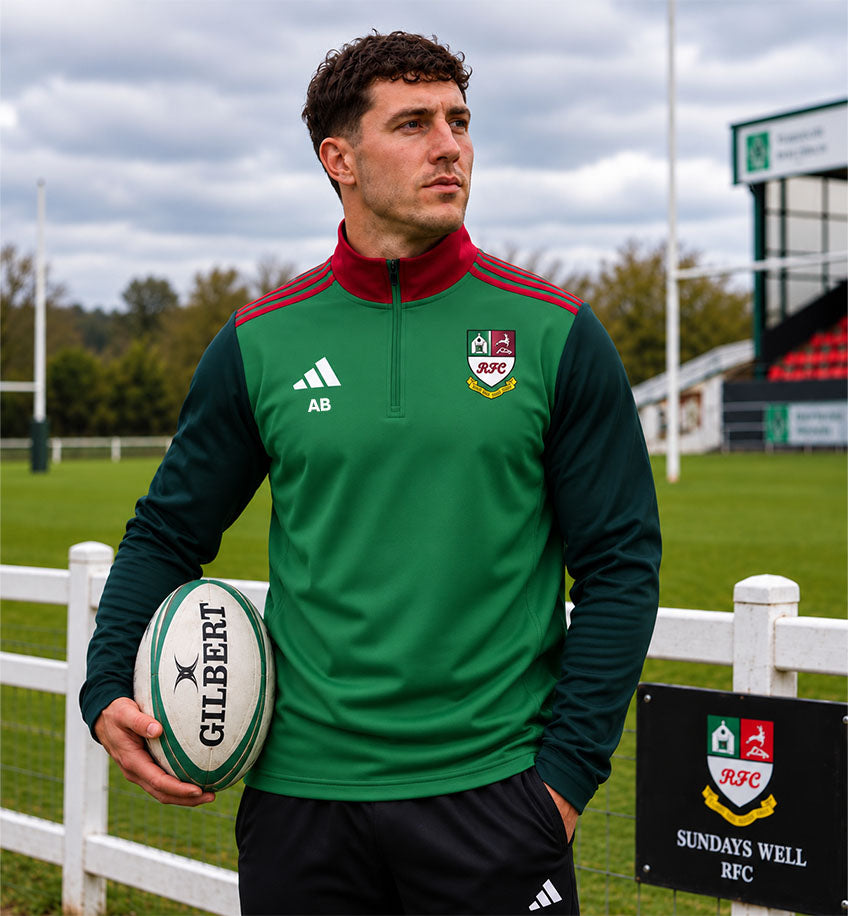 Sundays Well RFC Adidas Custom Entrada 26 1/4 Zip Training Top