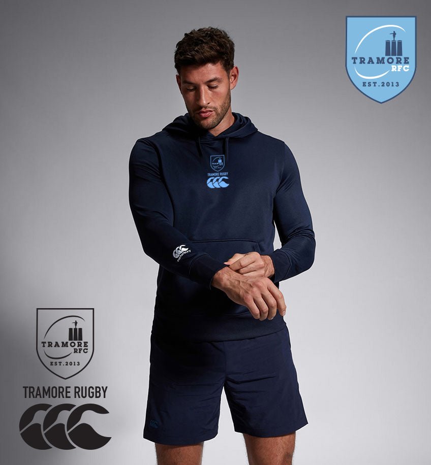 Tramore RFC Canterbury CCC Club Custom Lightweight Navy Hoody - Team Wear Store.ie