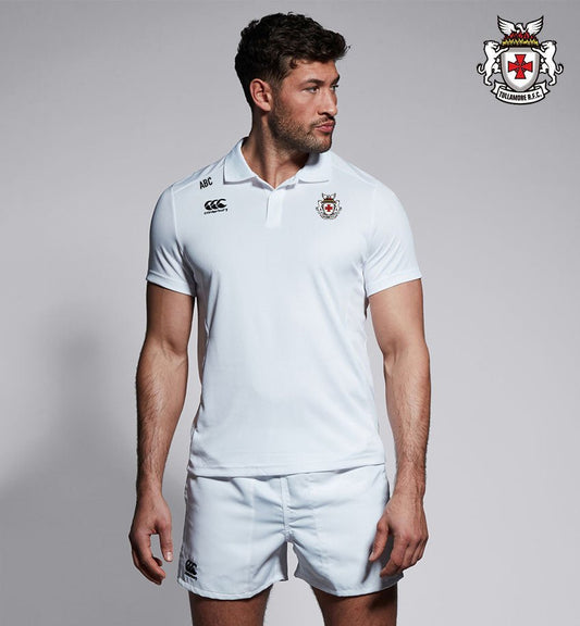Tullamore RFC Canterbury Club White Polo Shirt - Team Wear Store.ie