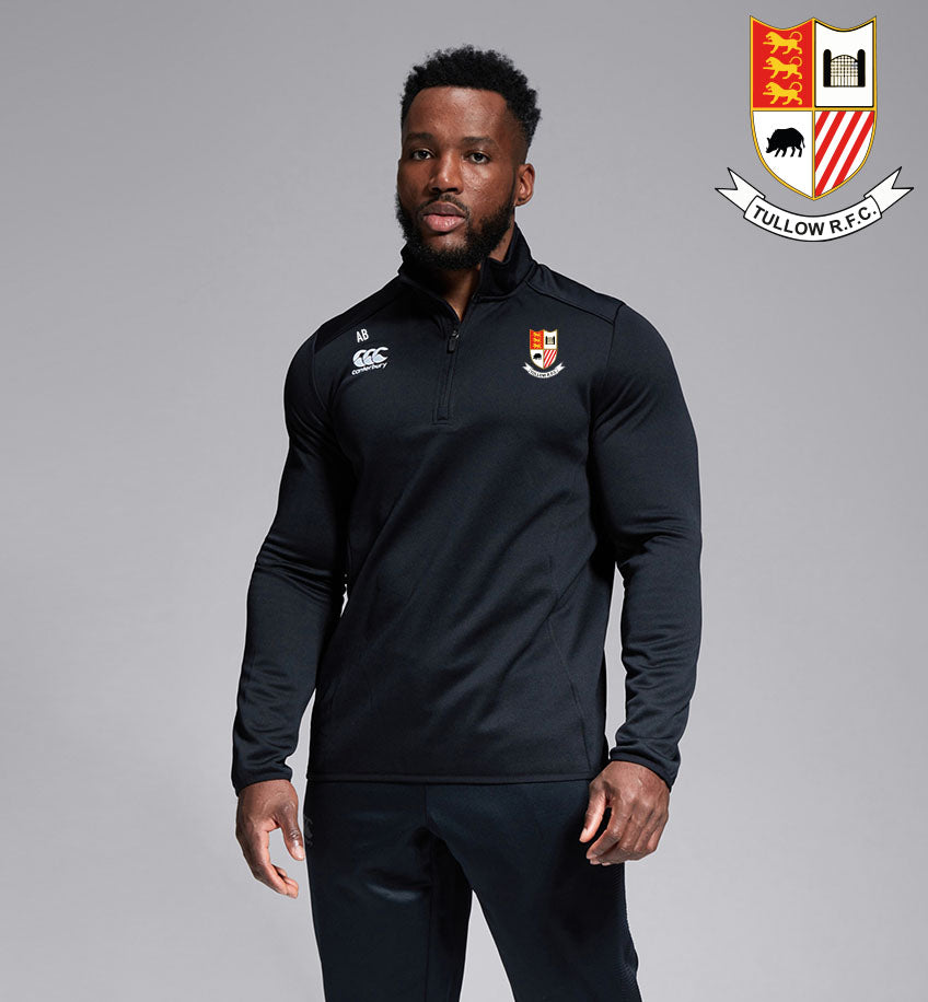 Tullow RFC Canterbury Club 1/4 Zip Mid Layer Training Top