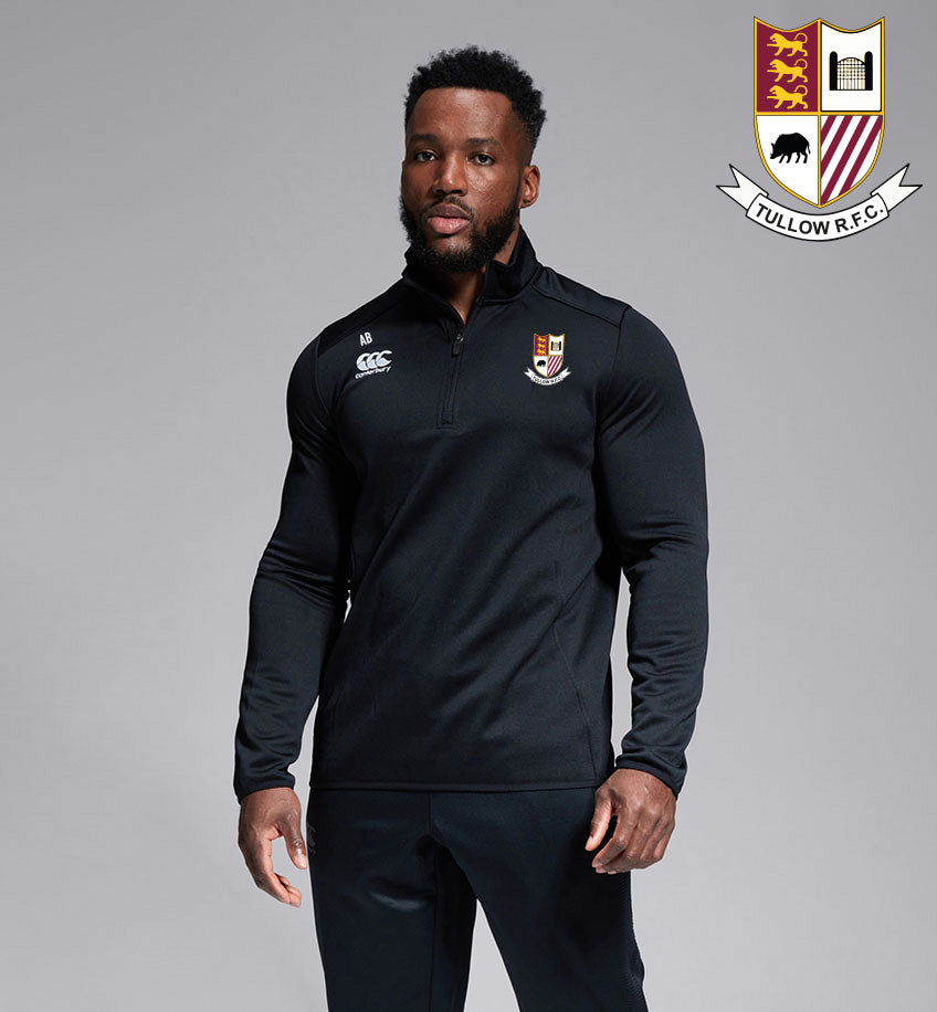 Tullow RFC Canterbury Club 1/4 Zip Mid Layer Training Top