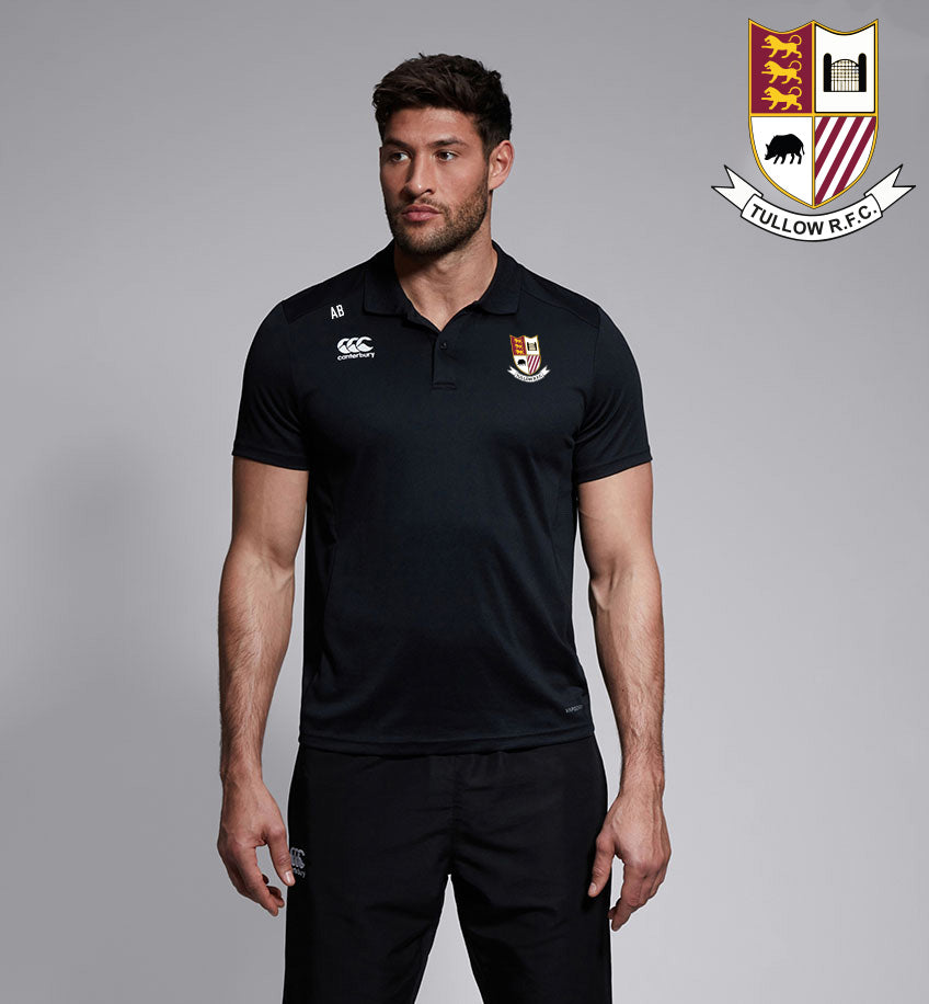 Tullow RFC Canterbury Club Mens Maroon Polo Shirt