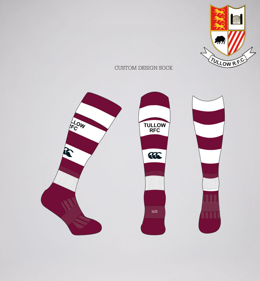 Tullow RFC Canterbury Hooped Team Socks PRE-ORDER