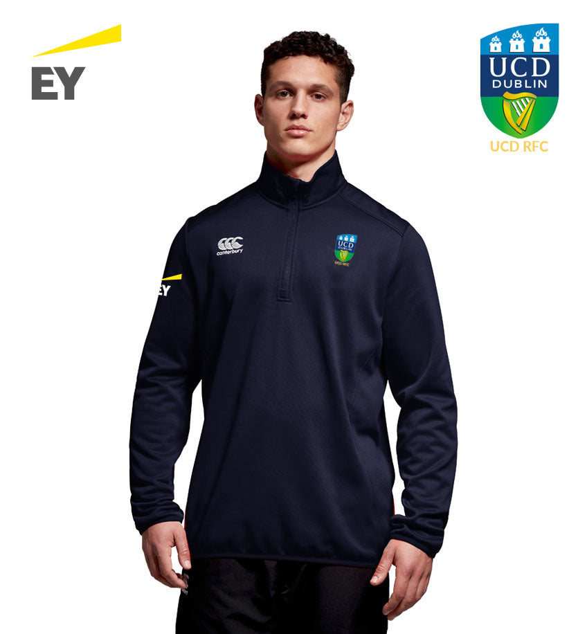 UCD RFC Canterbury Club 1/4 Zip Training Top - E & Y