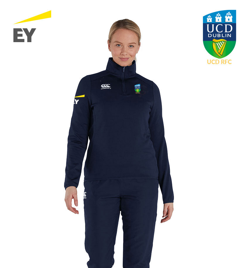 UCD RFC Canterbury Club 1/4 Zip Training Top - E & Y