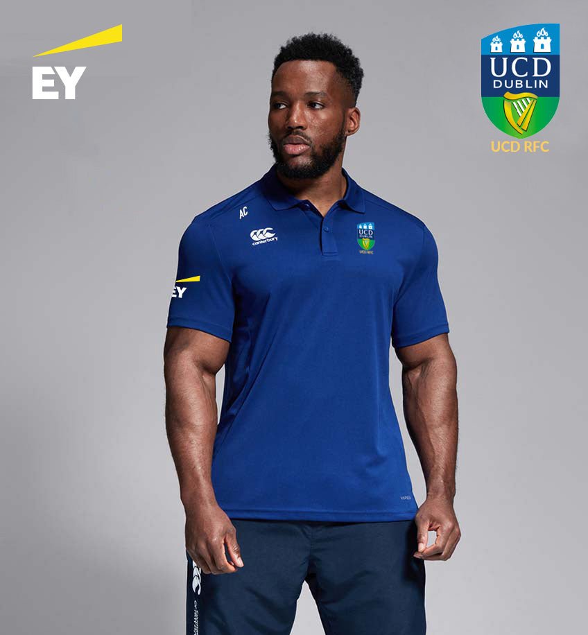 UCD RFC Canterbury Club Polo Shirt - E & Y - Team Wear Store.ie