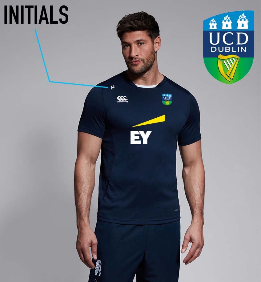 UCD RFC Canterbury Club Tee Shirt - E & Y - Team Wear Store.ie
