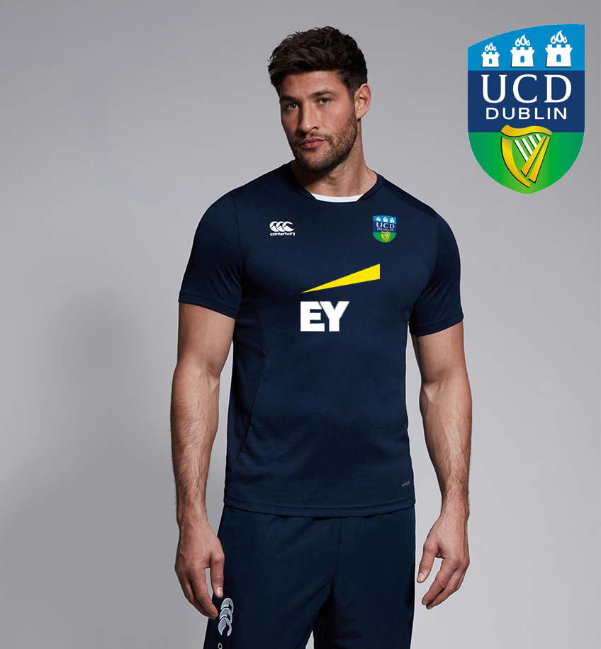 UCD RFC Canterbury Club Tee Shirt  - E & Y