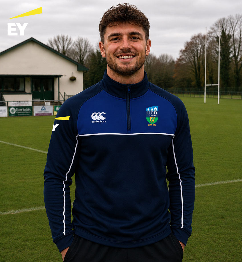 UCD RFC Legacy 1/4 Zip Canterbury Thermal Fleece