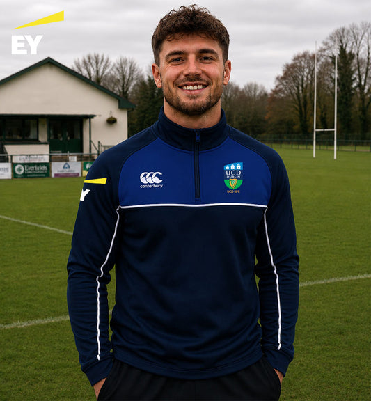 UCD RFC Legacy 1/4 Zip Canterbury Thermal Fleece