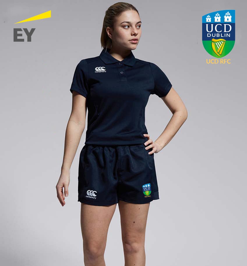 UCD RFC Womens Canterbury Rugby Shorts - E & Y - Team Wear Store.ie