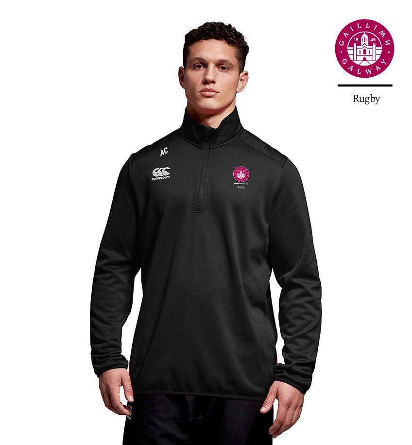 University of Galway RFC Canterbury Club 1/4 Zip Mid Layer Training Top - Team Wear Store.ie