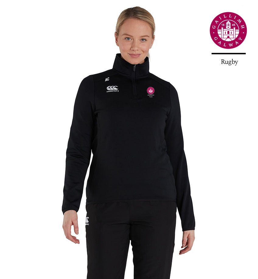 University of Galway RFC Canterbury Club 1/4 Zip Mid Layer Training Top - Team Wear Store.ie