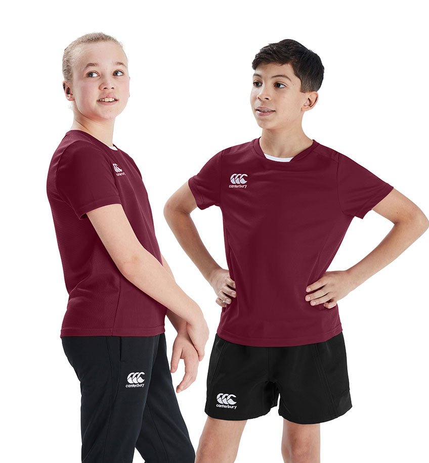 University of Galway RFC Canterbury Club Maroon Tee Shirt - Team Wear Store.ie