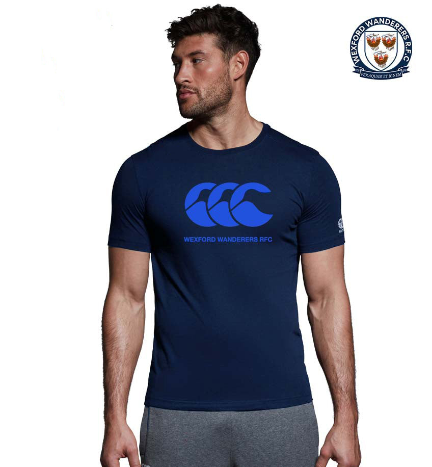 Wexford Wanderers RFC Canterbury CCC Navy Tee