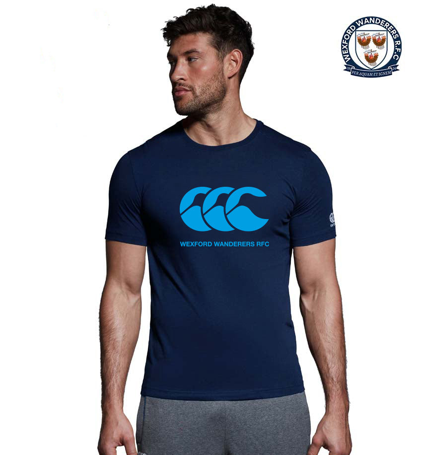 Wexford Wanderers RFC Canterbury CCC Navy Tee