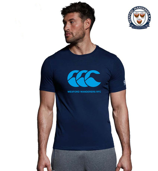 Wexford Wanderers RFC Canterbury CCC Navy Tee