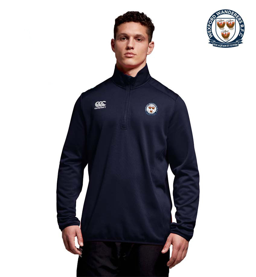 Wexford Wanderers RFC Canterbury Club 1/4 Zip Training Top
