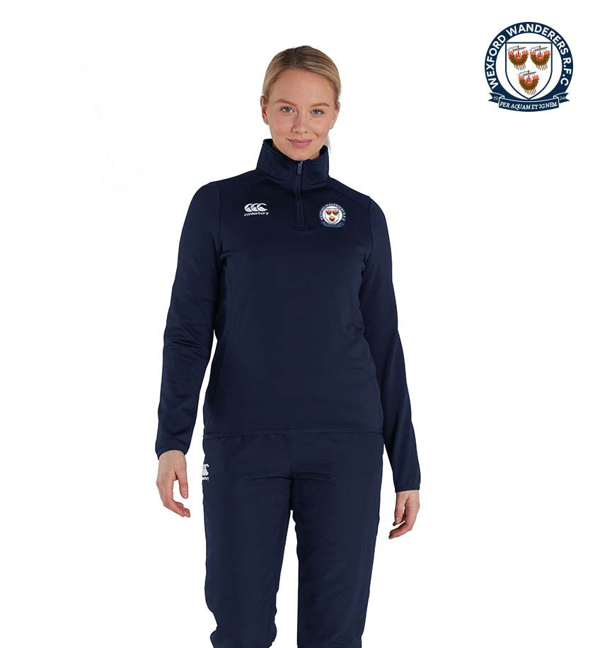 Wexford Wanderers RFC Canterbury Club 1/4 Zip Training Top
