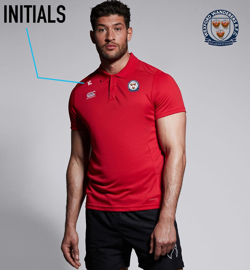 Wexford Wanderers RFC Canterbury Club Polo Shirt - Team Wear Store.ie