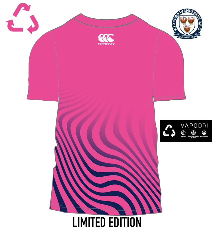 Wexford Wanderers RFC Canterbury Eco Club Tee - Team Wear Store.ie