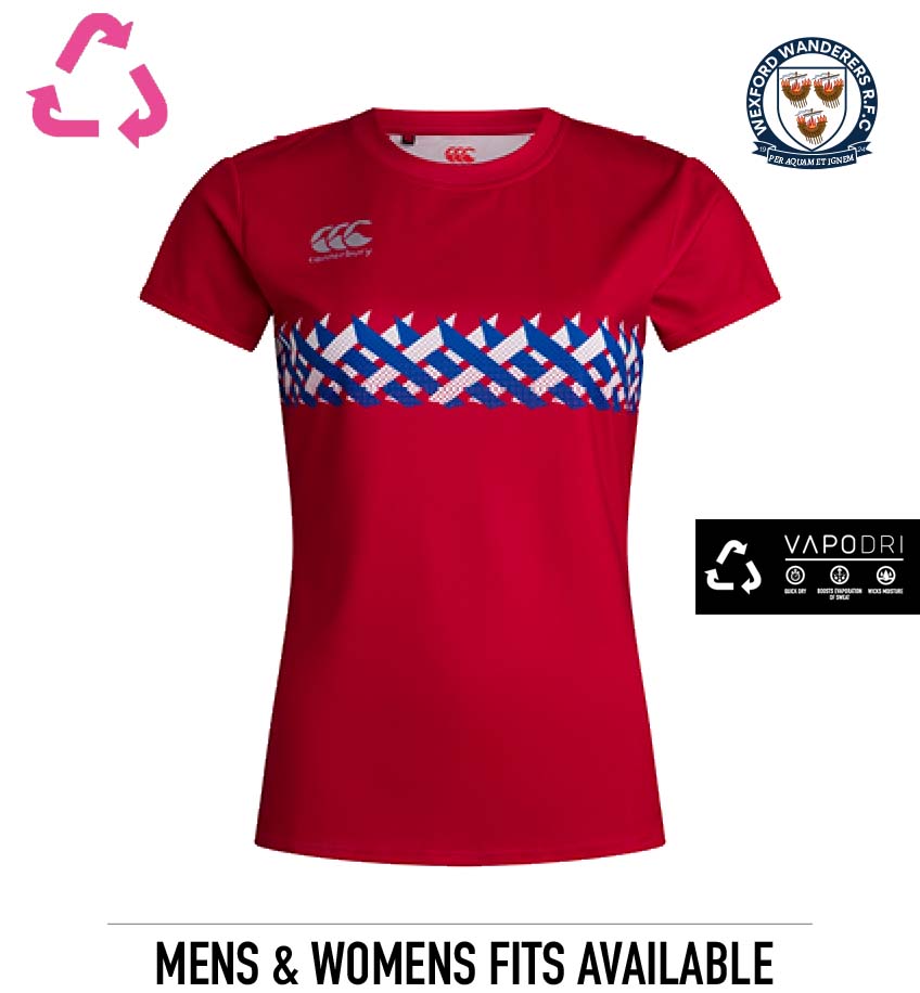 Wexford Wanderers RFC Canterbury Eco Club Tee - Team Wear Store.ie