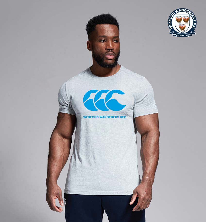 Wexford Wanderers RFC CCC Canterbury Grey Tee