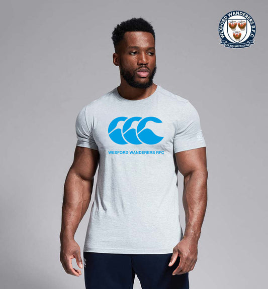 Wexford Wanderers RFC CCC Canterbury Grey Tee