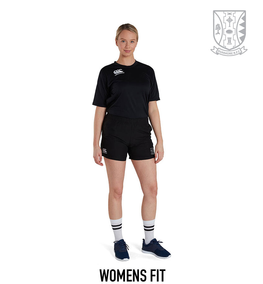 Dunmore RFC Black Club Short For Women
