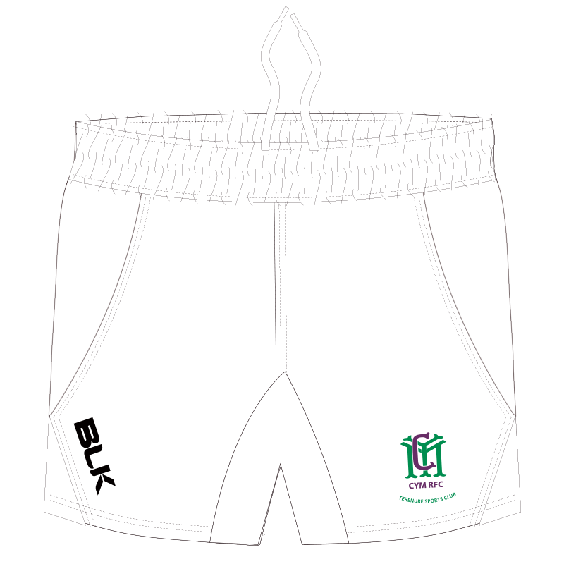 CYM Terenure RFC BLK Elite Shorts