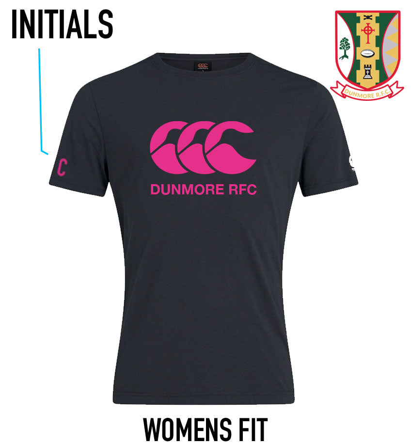 Dunmore RFC CCC Black Tee *Womens Edition*