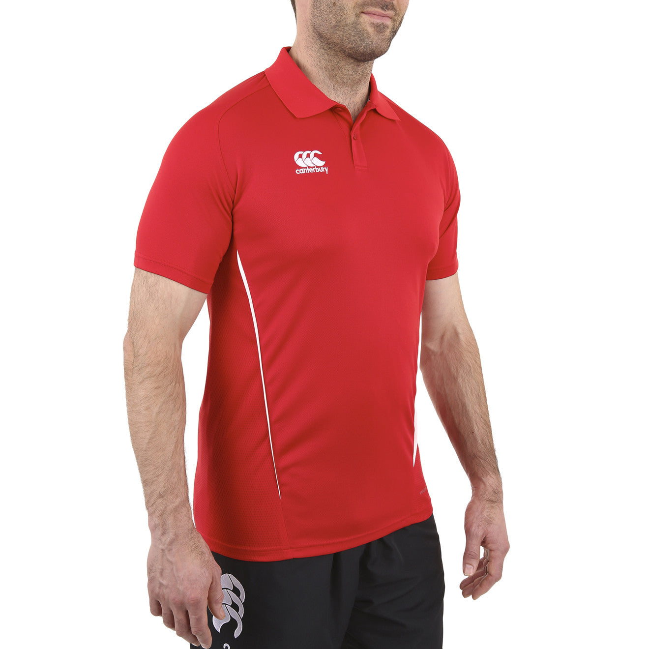 Team Dry Polo Canterbury Core 247 - Red - Model 