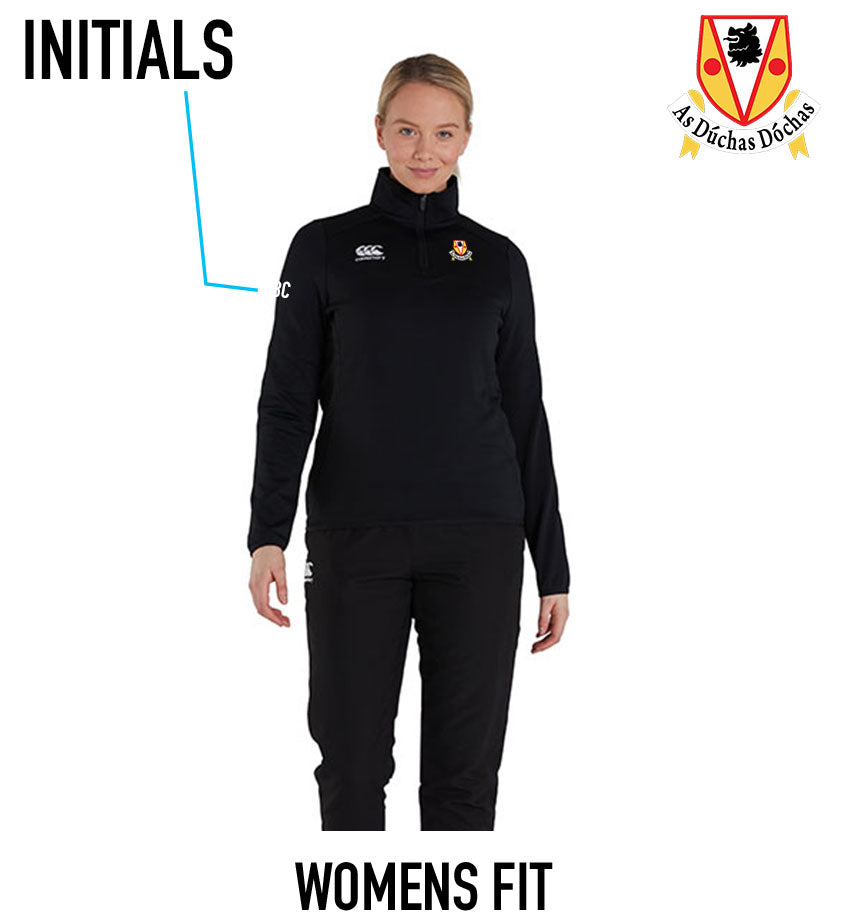 Newcastle West RFC Canterbury Club 1/4 Zip Mid Layer Training Top *WOMENS FIT*