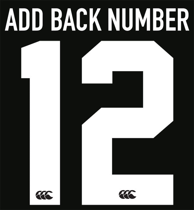 ADD BACK NUMBER - Put into the Special Instructions for Seller Below - Team Wear Store.ie