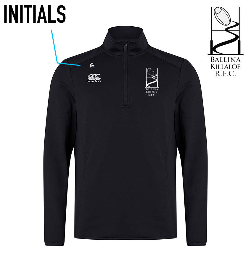 Ballina Killaloe RFC Canterbury Club 1/4 Zip Mid Layer Training Top - Team Wear Store.ie