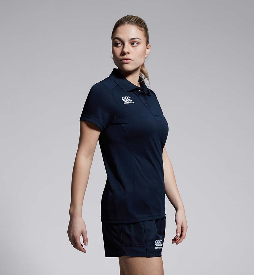 Ballina Killaloe RFC Canterbury Club Womens Black Polo Shirt - Team Wear Store.ie