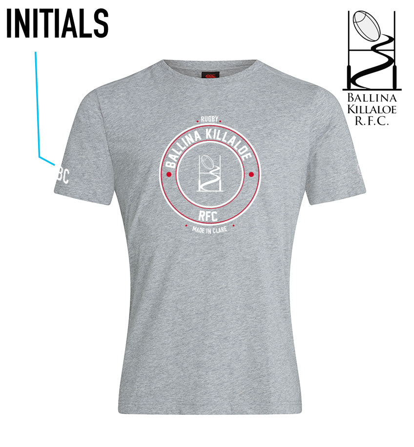 Ballina Killaloe RFC Round Club Print Tee - Team Wear Store.ie